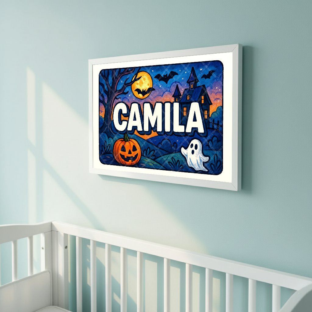 Personalized name art for Camila