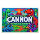 Cannon Name Art - Dinosaur Adventure personalized wall print for kids