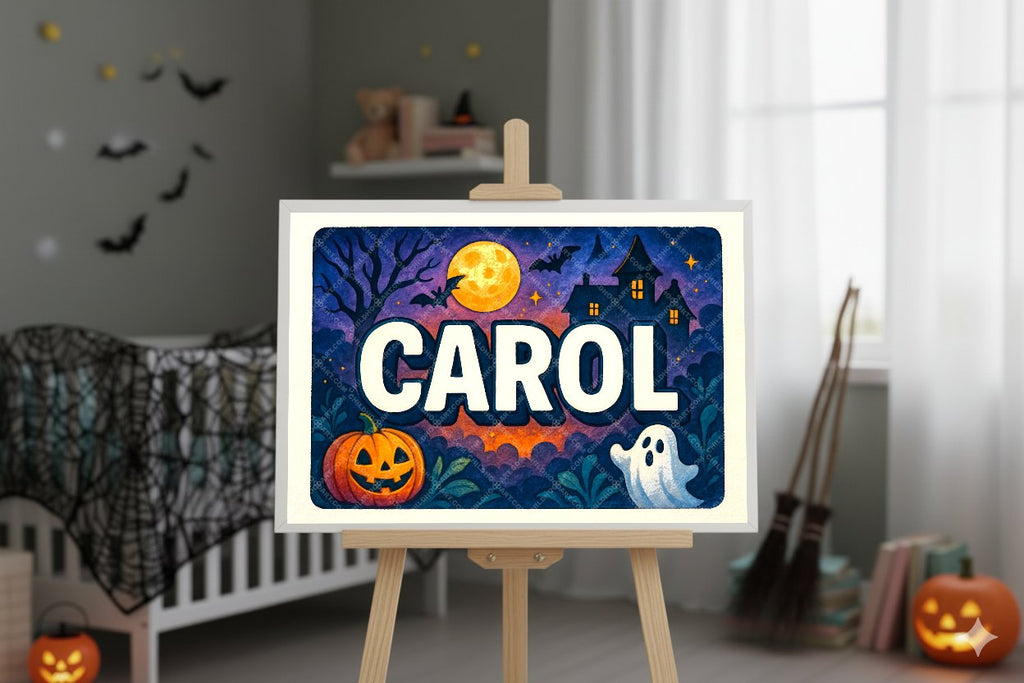 Personalized name art for Carol