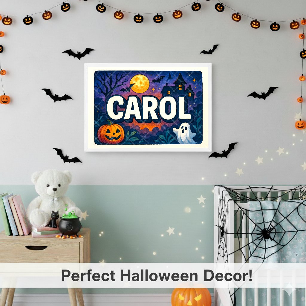 Personalized name art for Carol