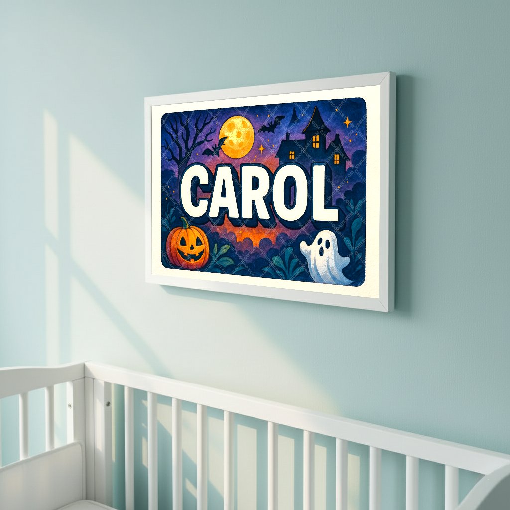 Personalized name art for Carol
