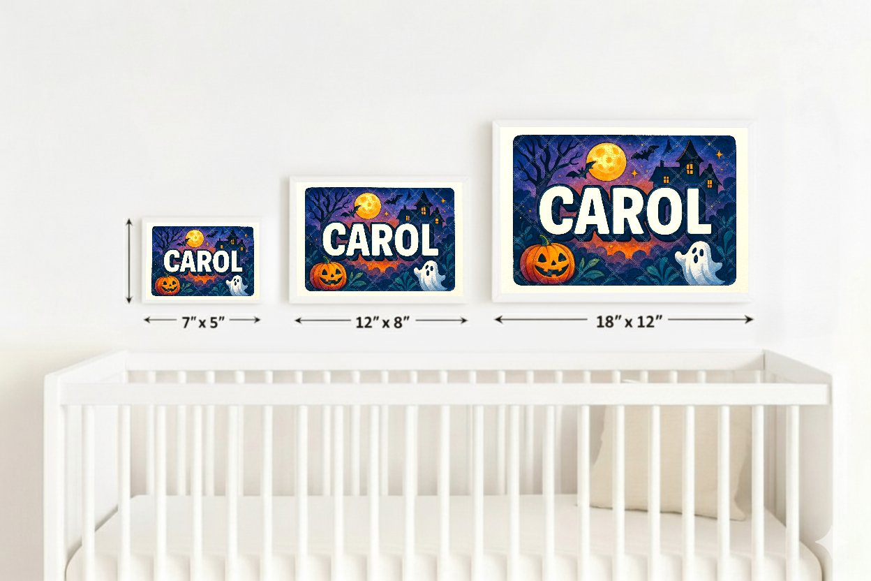 Personalized name art for Carol