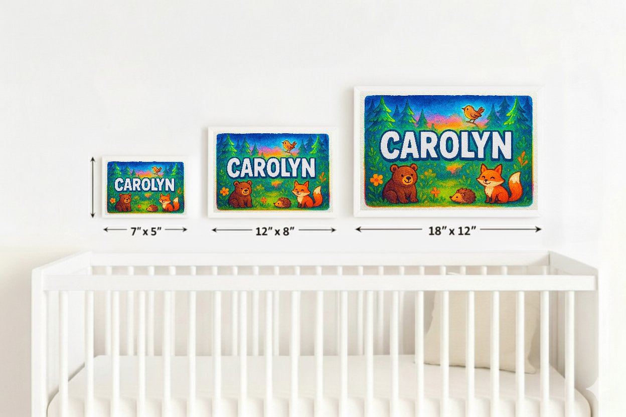 Personalized name art for Carolyn