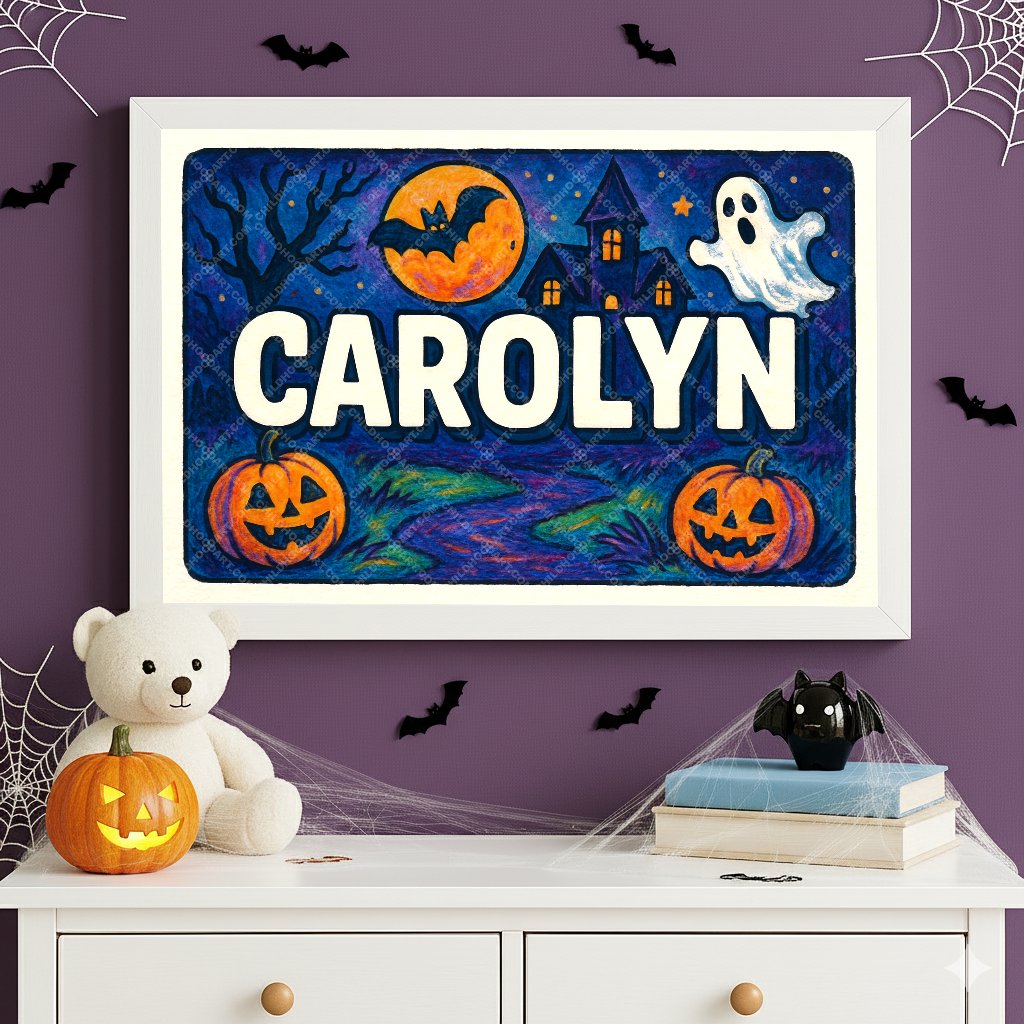 Personalized name art for Carolyn