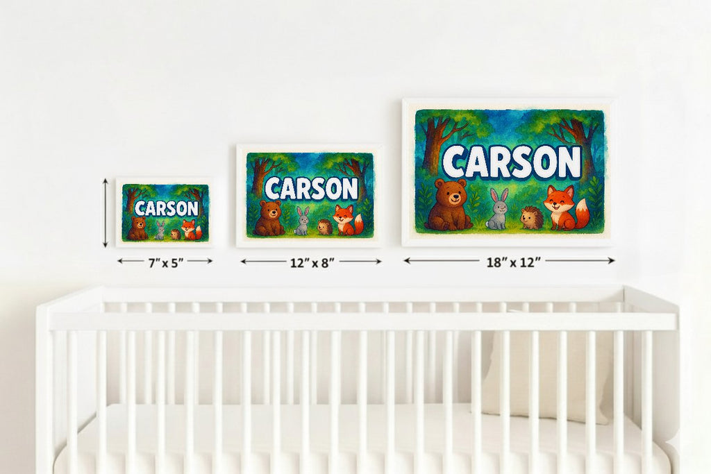 Personalized name art for Carson