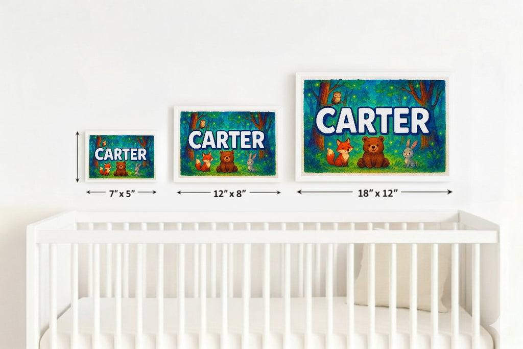 Personalized name art for Carter