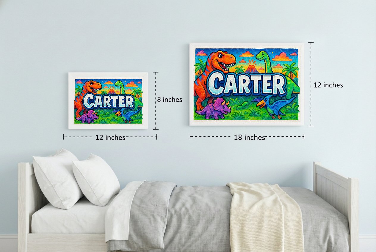 Personalized name art for Carter