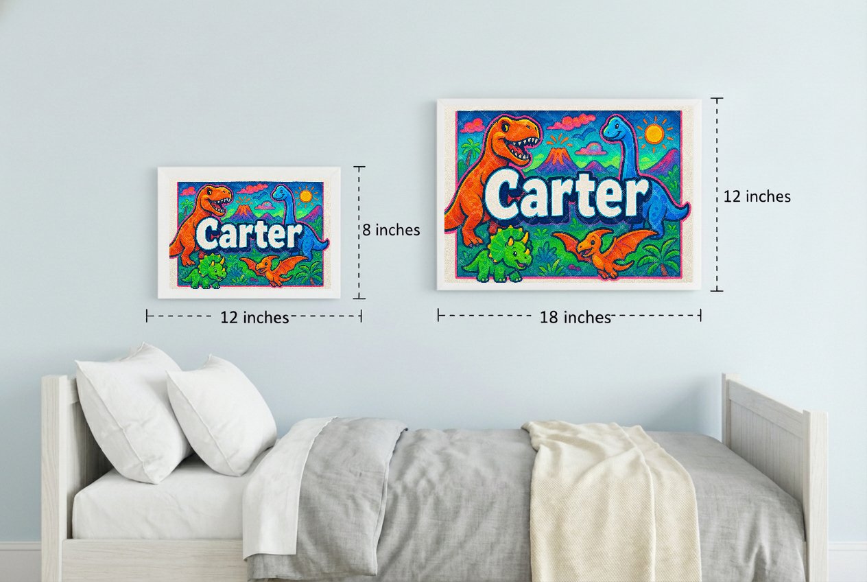 Personalized name art for Carter