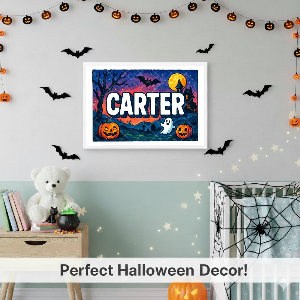 Personalized name art for Carter