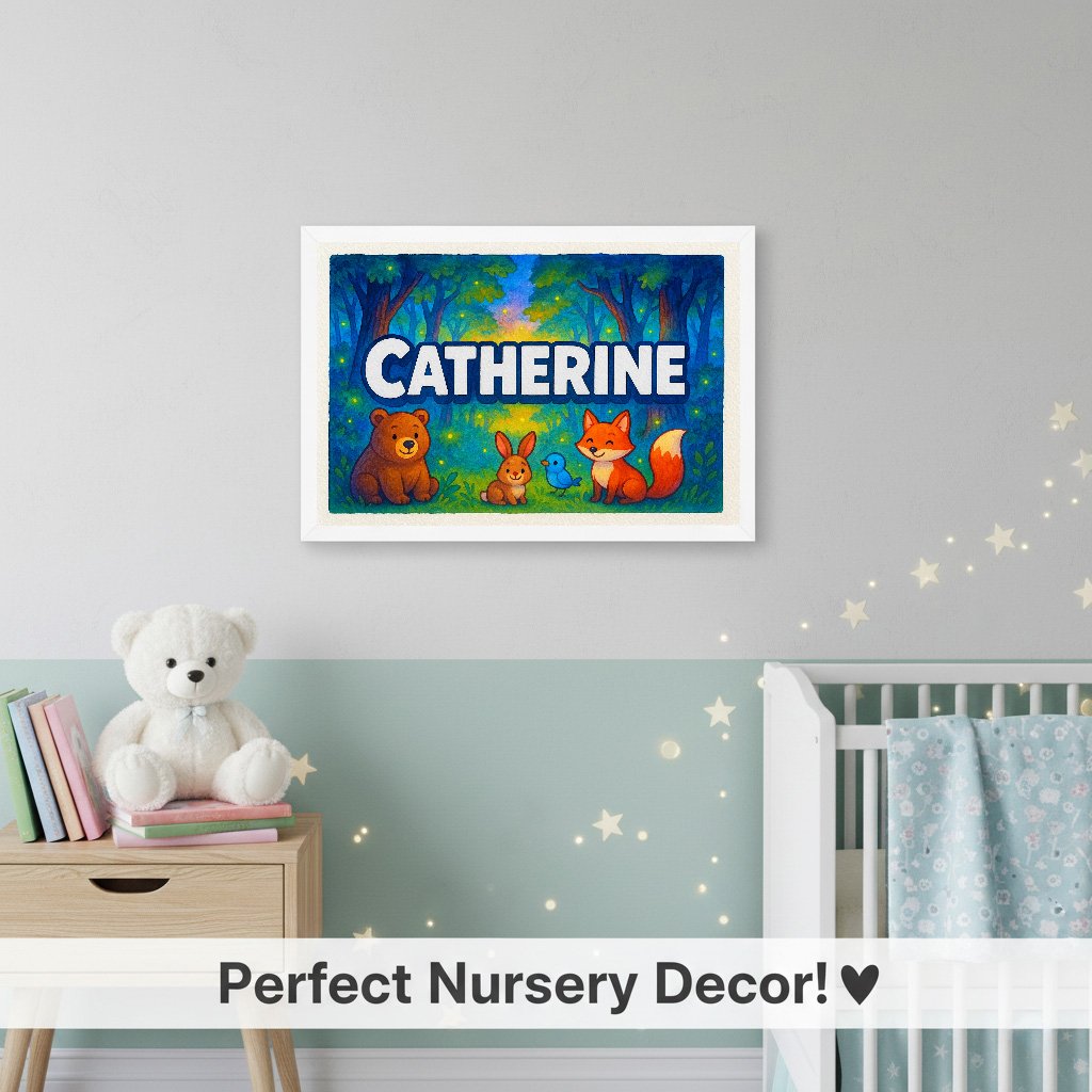 Personalized name art for Catherine