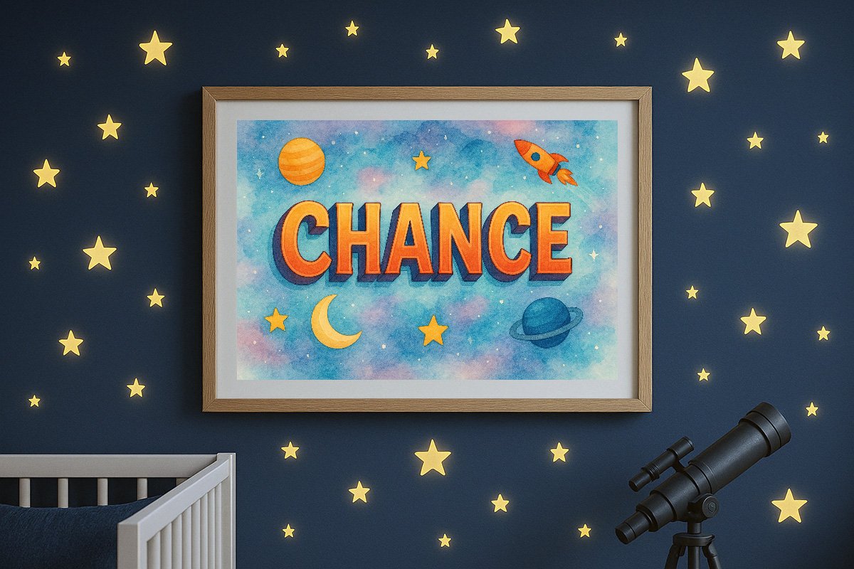 Chance Personalized Outer Space Art 963