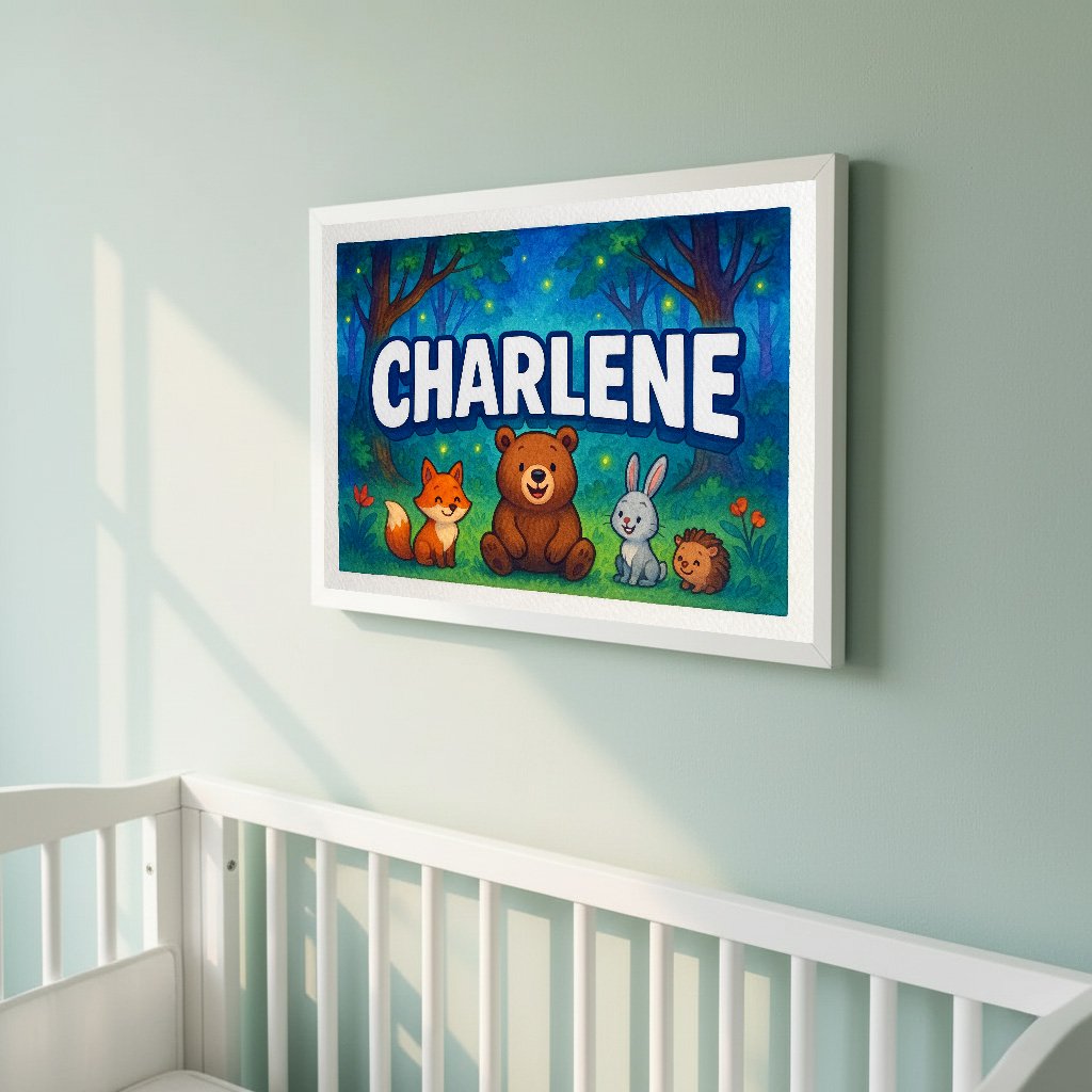Personalized name art for Charlene