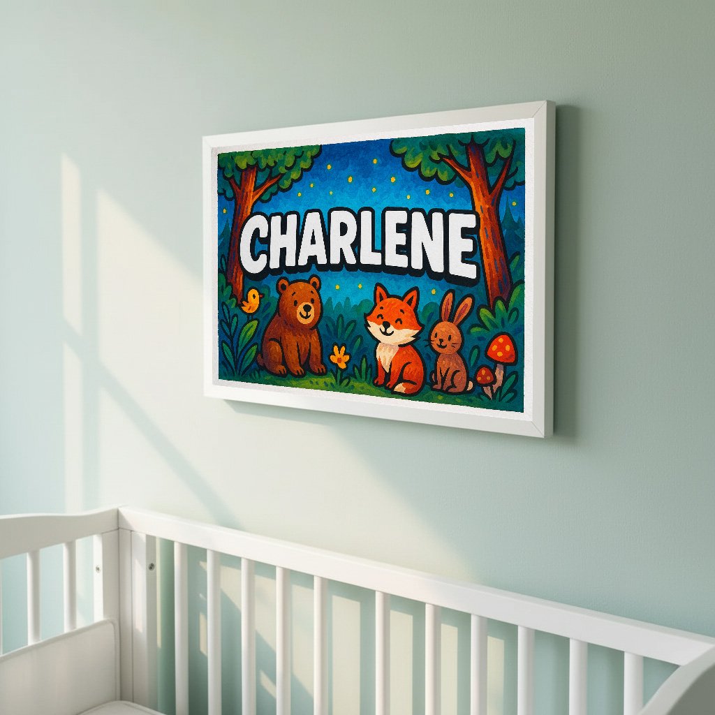 Personalized name art for Charlene