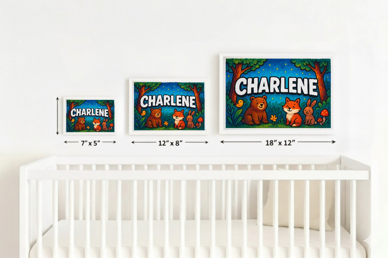 Personalized name art for Charlene