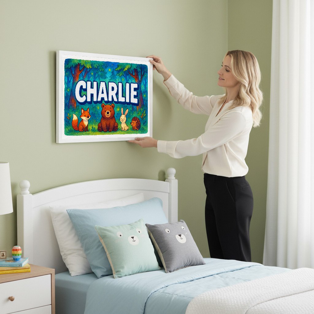 Personalized name art for Charlie