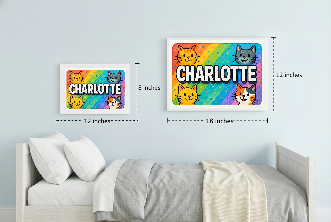 Personalized name art for Charlotte