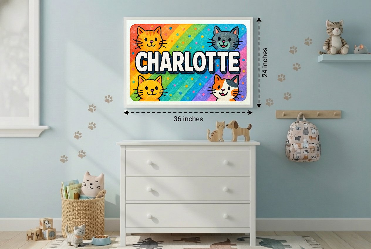 Personalized name art for Charlotte