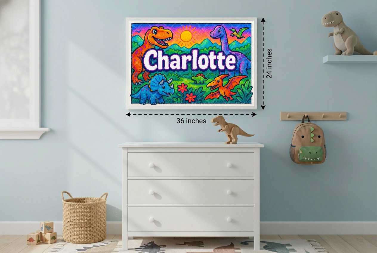 Personalized name art for Charlotte