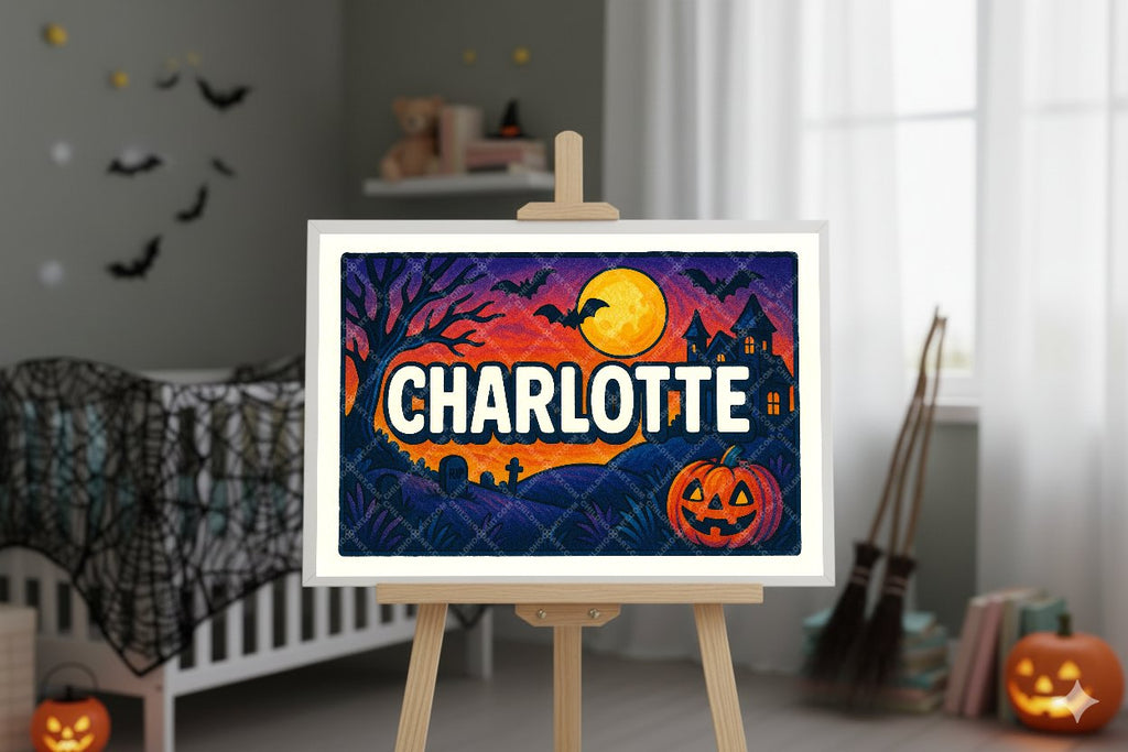 Personalized name art for Charlotte
