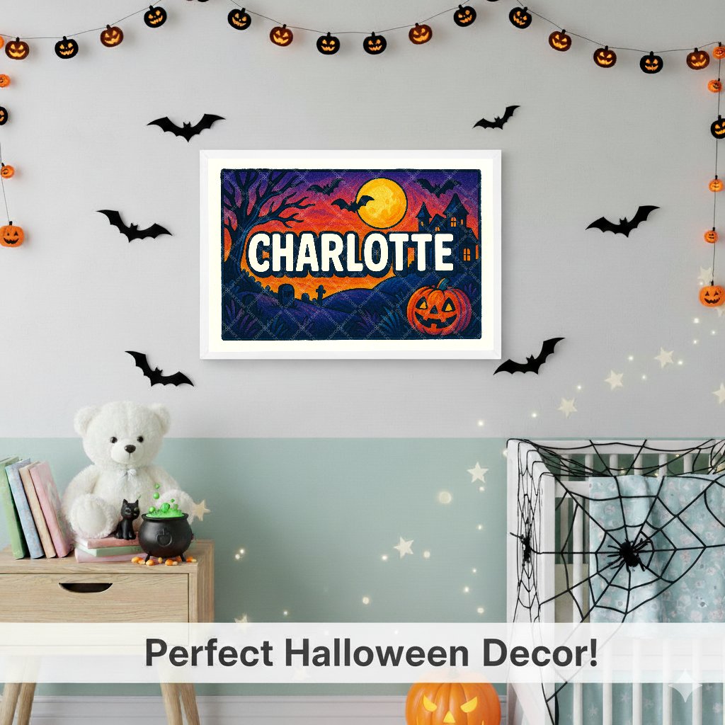 Personalized name art for Charlotte