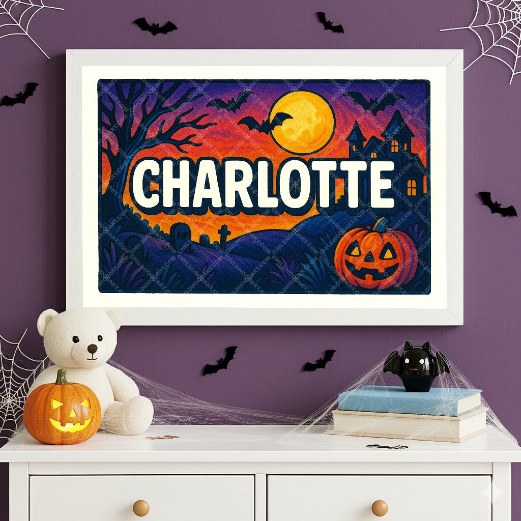 Personalized name art for Charlotte
