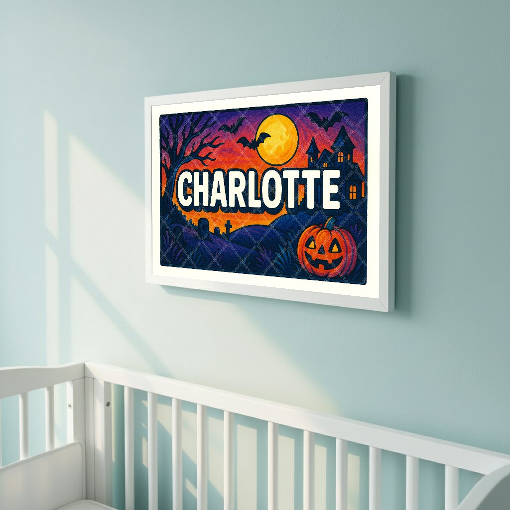 Personalized name art for Charlotte
