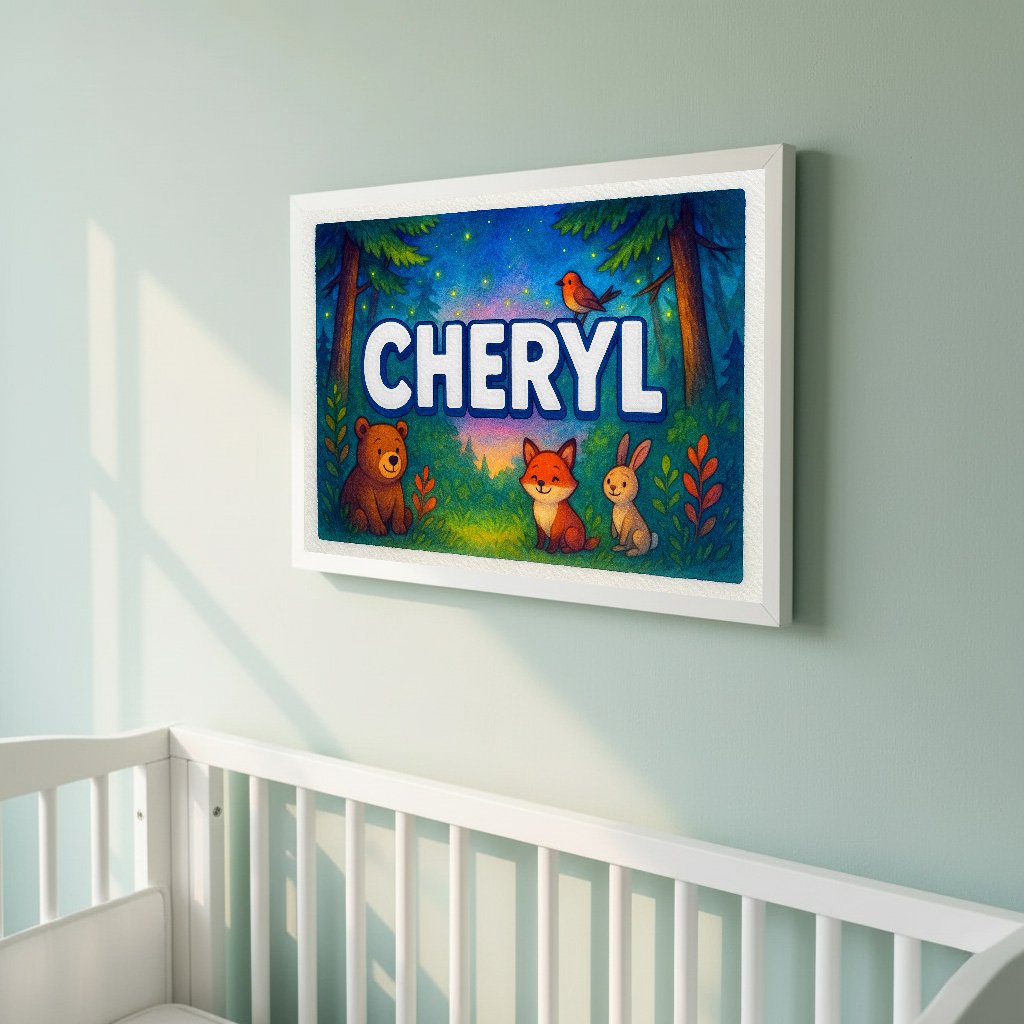 Personalized name art for Cheryl