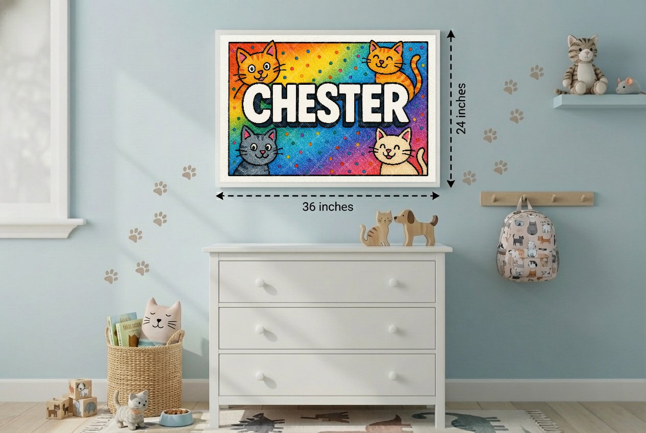Personalized name art for Chester