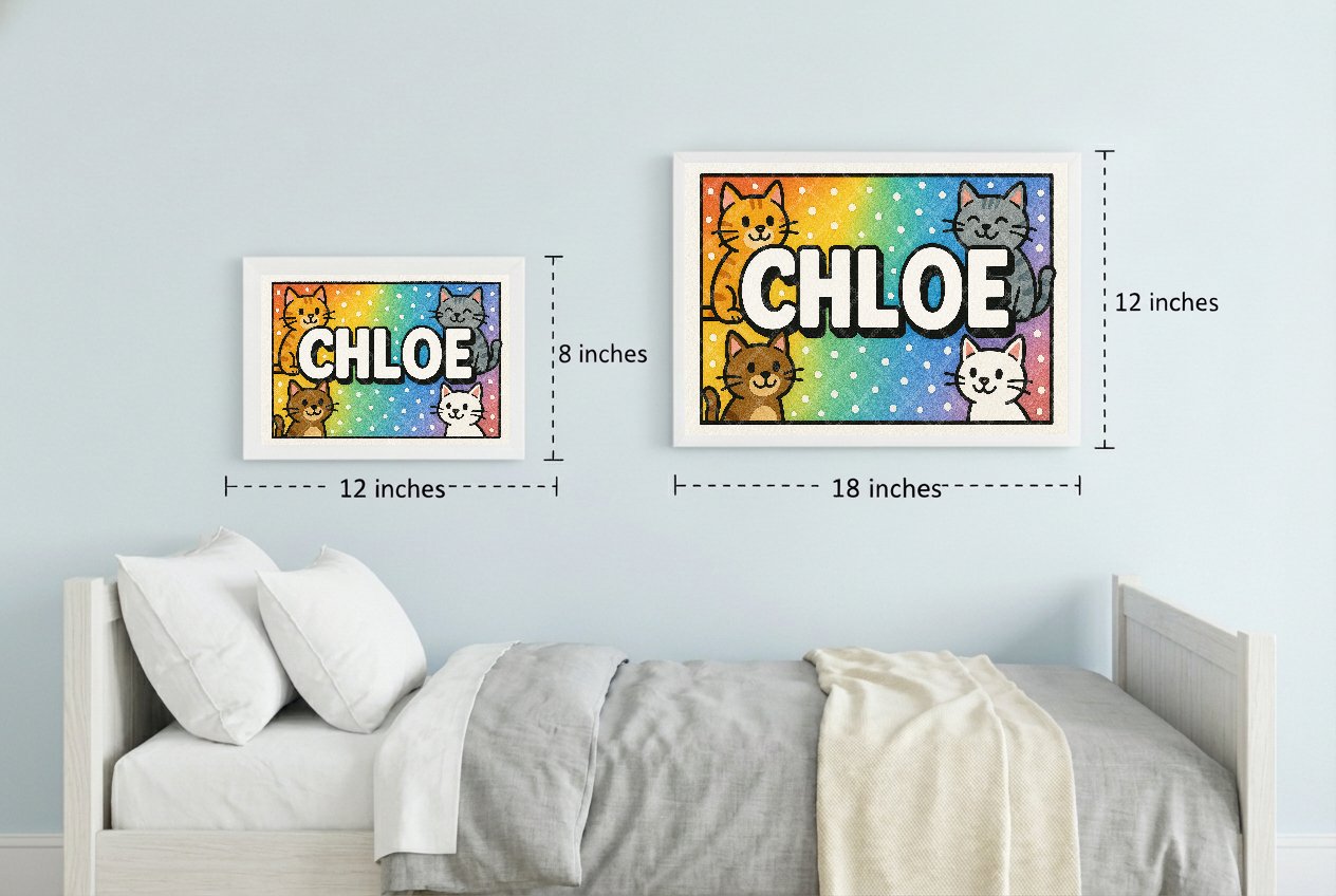 Personalized name art for Chloe