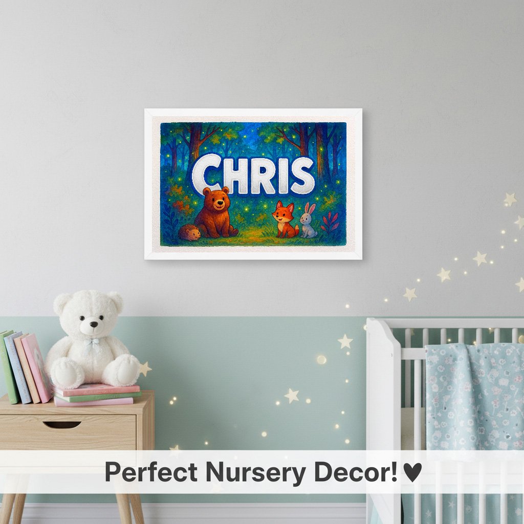 Personalized name art for Chris