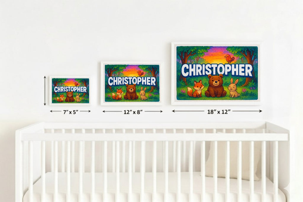 Personalized name art for Christopher