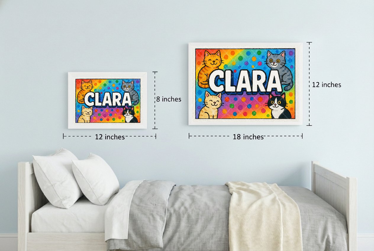Personalized name art for Clara