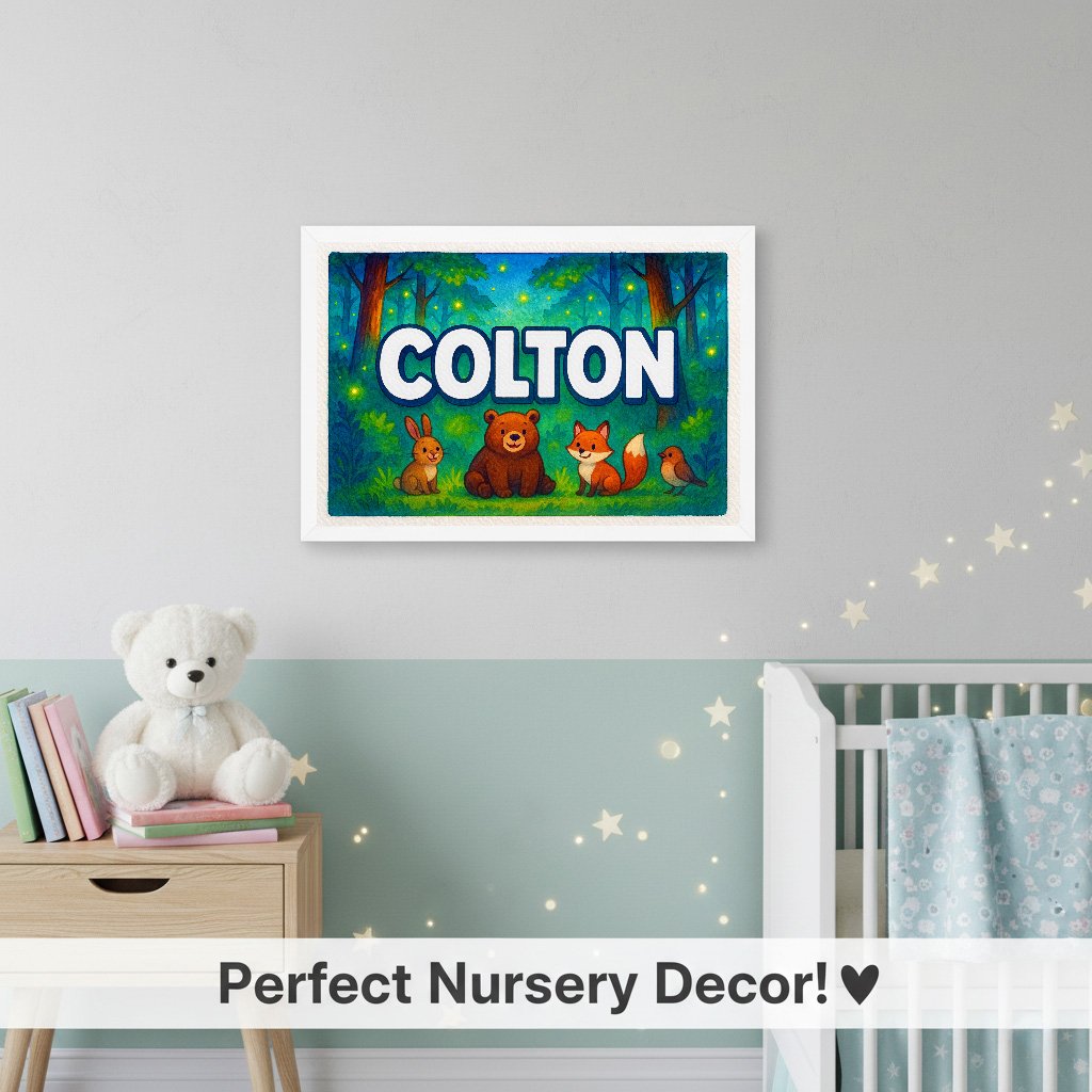 Personalized name art for Colton