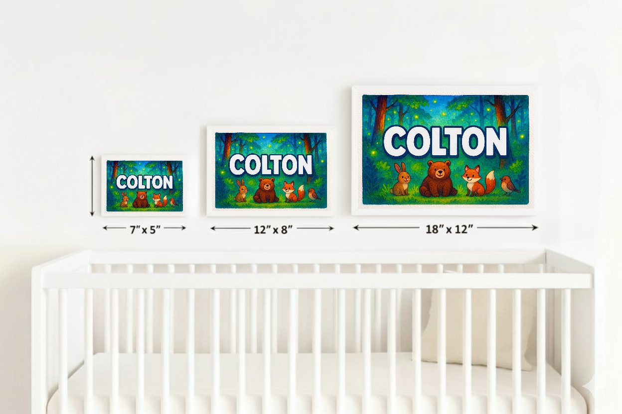 Personalized name art for Colton