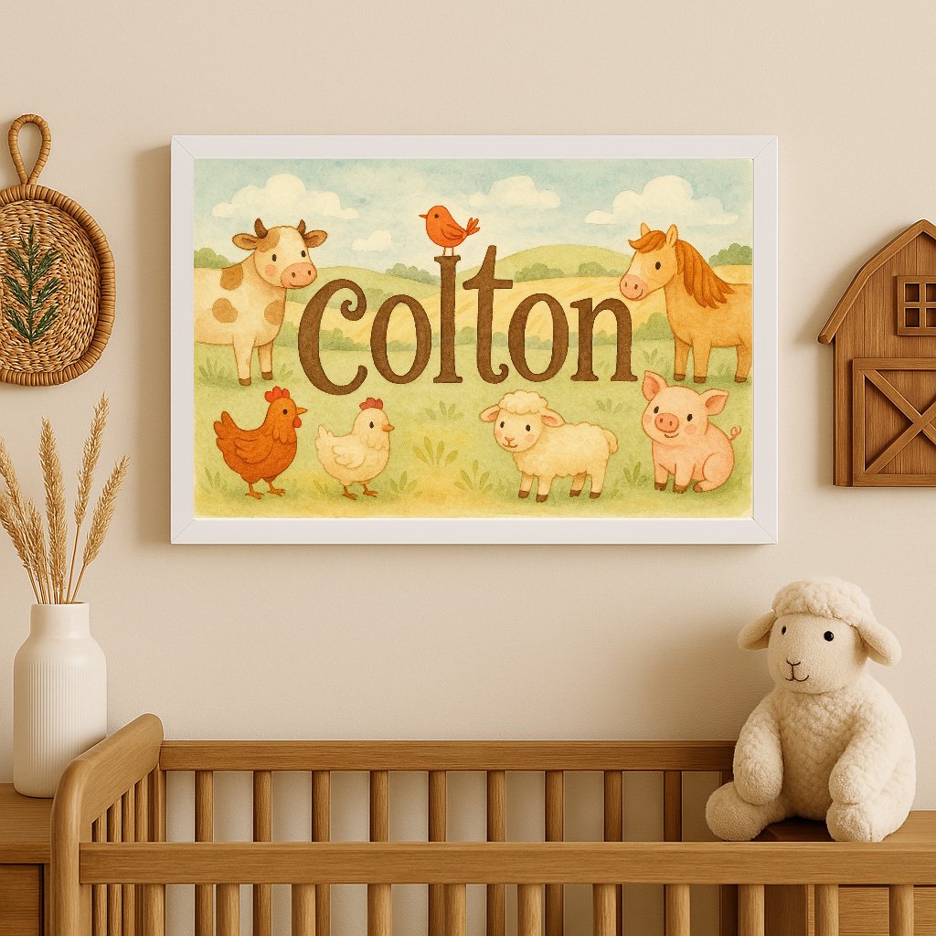Colton's Customized Farm Name Art 01