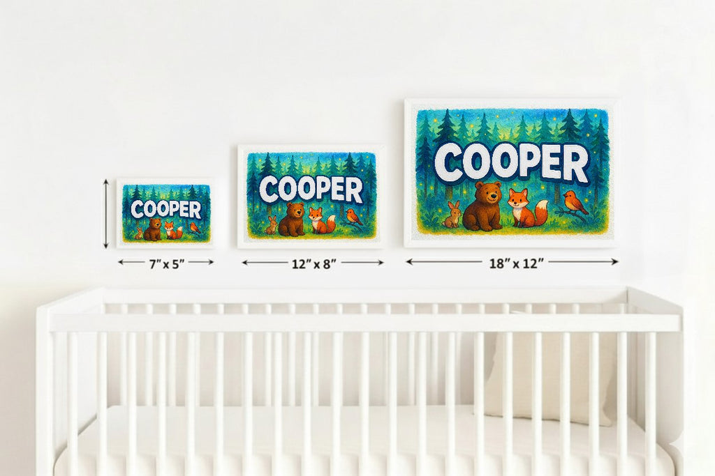 Personalized name art for Cooper