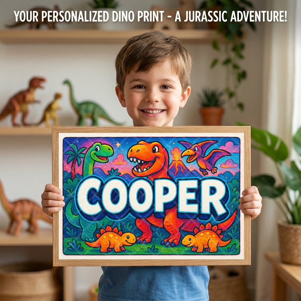 Personalized name art for Cooper