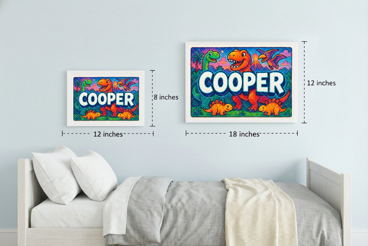 Personalized name art for Cooper