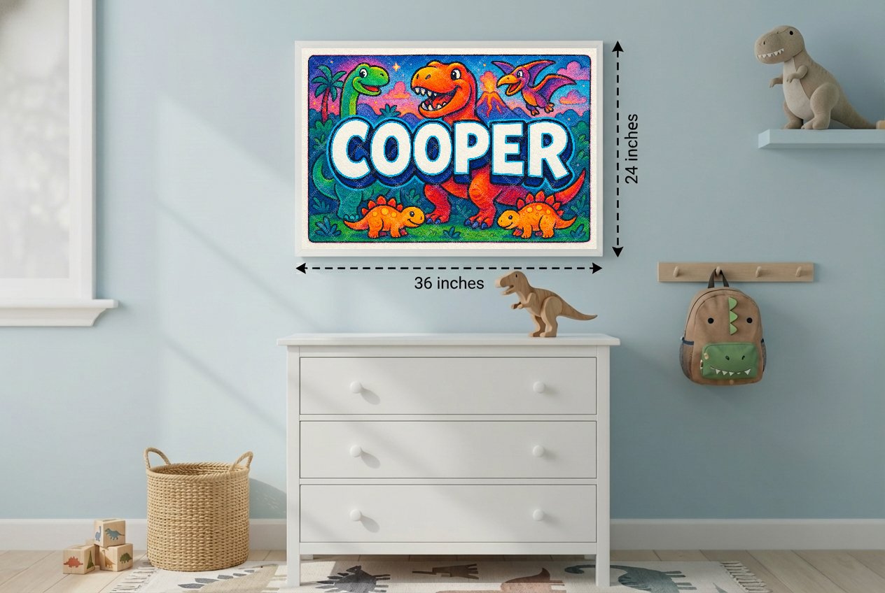 Personalized name art for Cooper