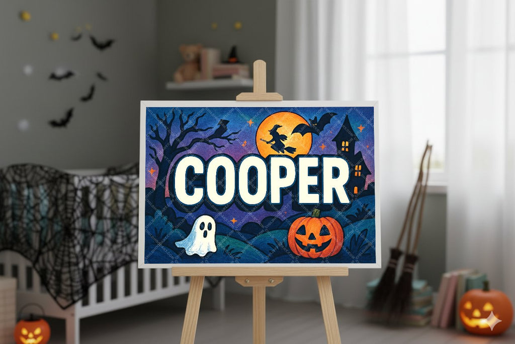 Personalized name art for Cooper