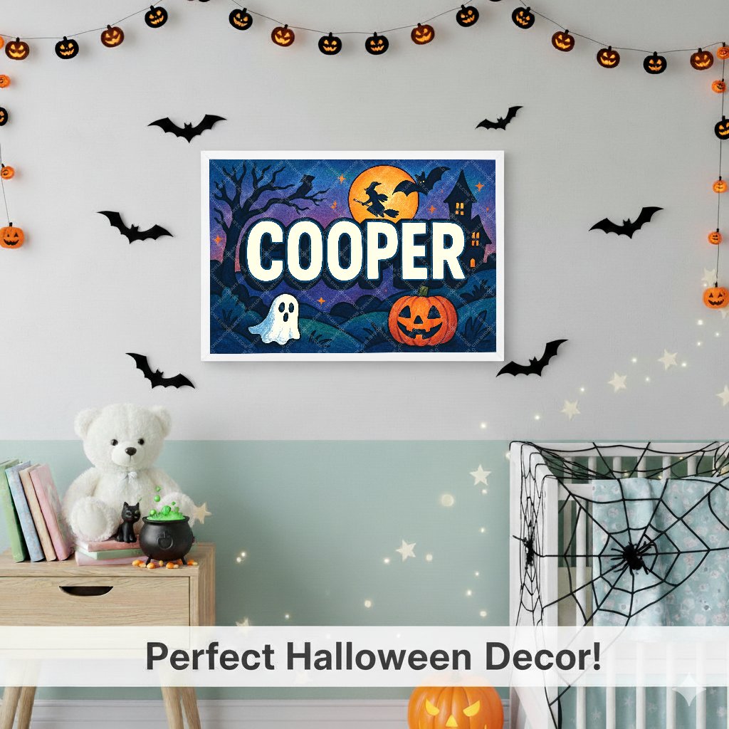 Personalized name art for Cooper