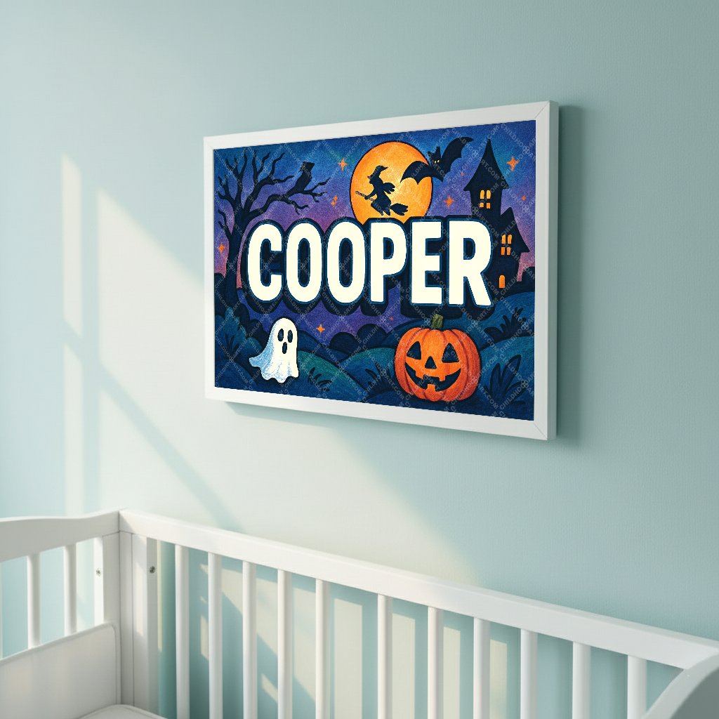 Personalized name art for Cooper