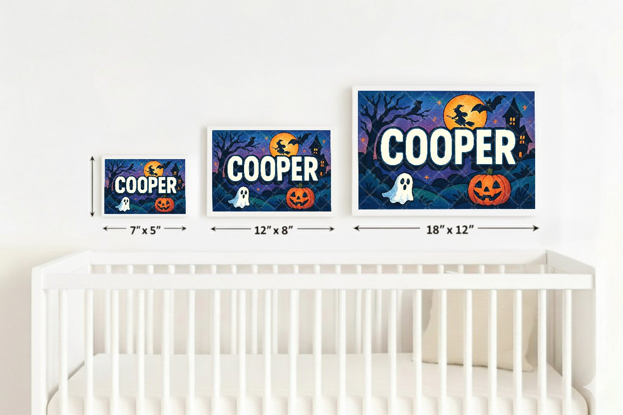 Personalized name art for Cooper