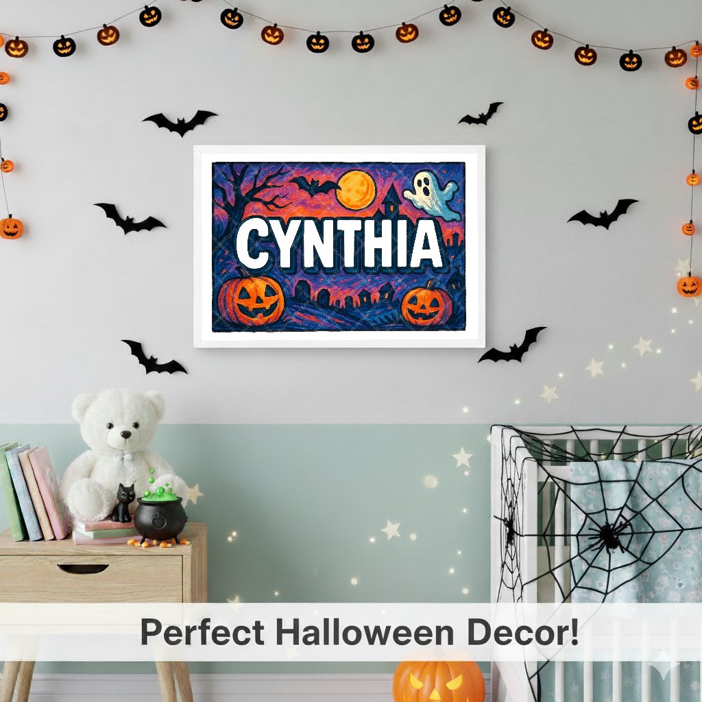 Personalized name art for Cynthia