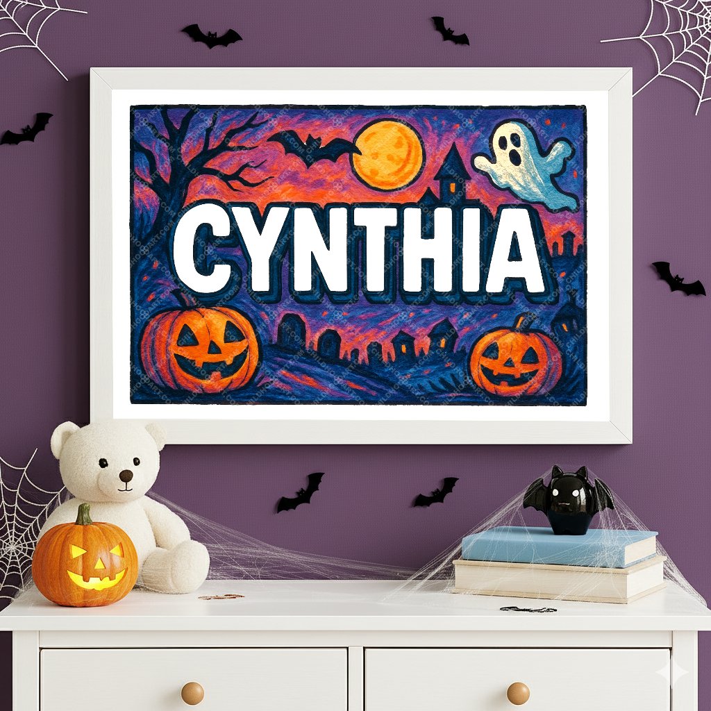 Personalized name art for Cynthia