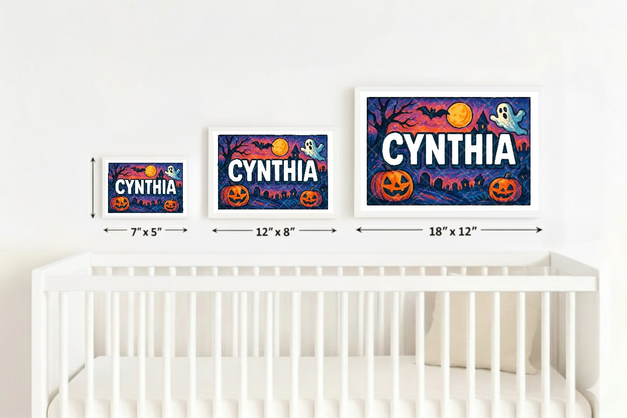 Personalized name art for Cynthia