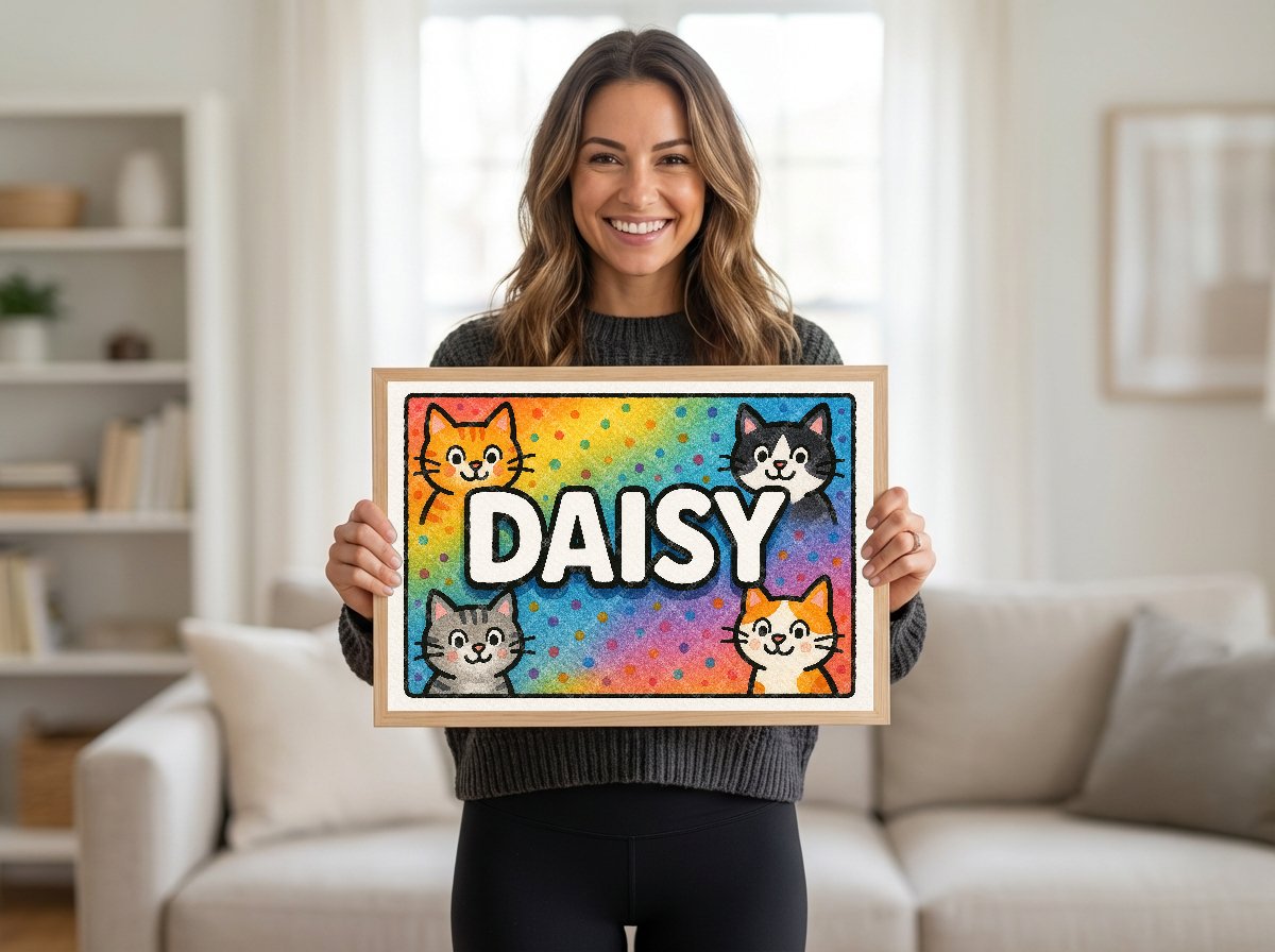 Personalized name art for Daisy