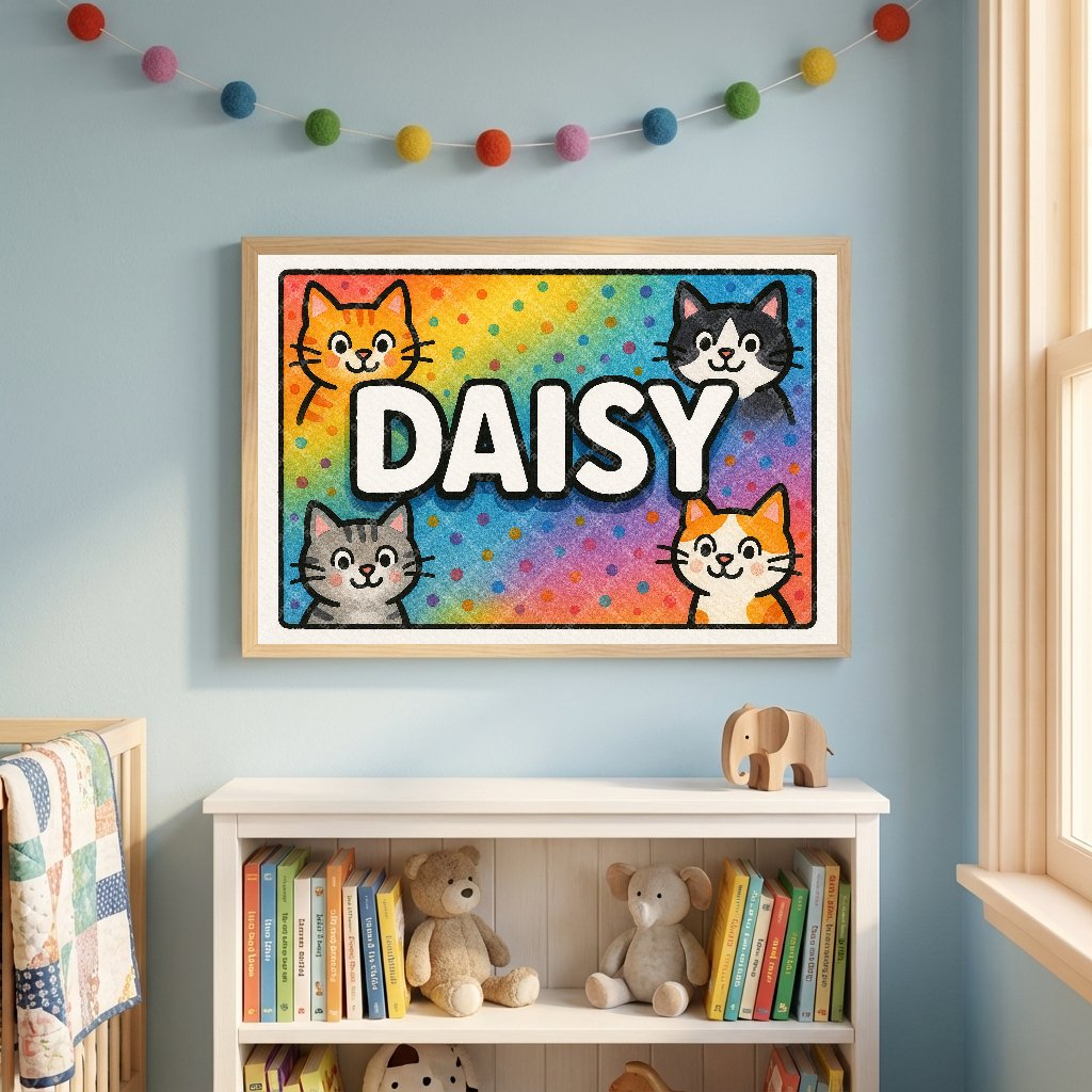 Personalized name art for Daisy