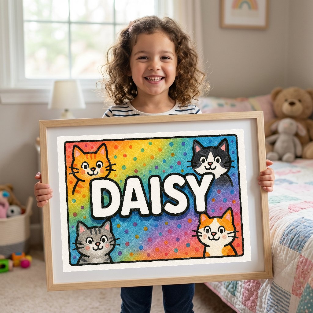 Personalized name art for Daisy
