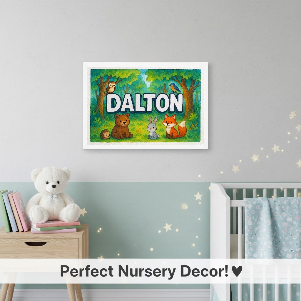 Personalized name art for Dalton